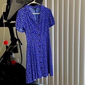 Express blue dress